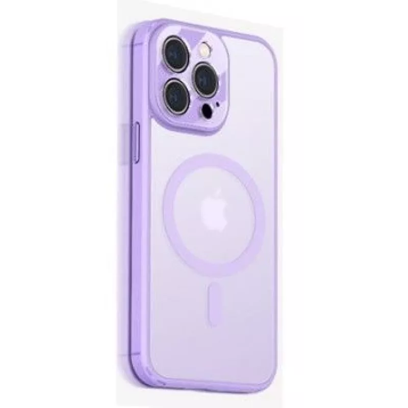 Evelatus Apple iPhone 14 Pro Max Hybrid Case with MagSafe and Camera Protection PC+TPU Purple
