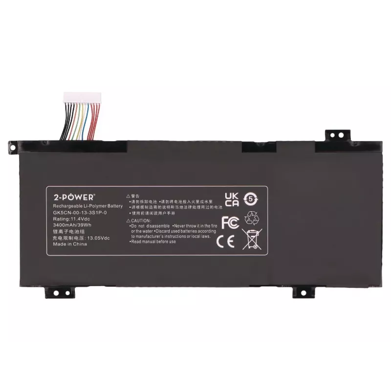 2-POWER Medion Erazer X15803 Main Battery Pack - Battery - 3,400 mAh