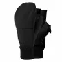 Trekmates Rigg Convertible Mitts Windproof Gloves Black S/M