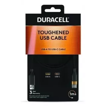 2-Power 1m USB-A to USB-C Cable - Black