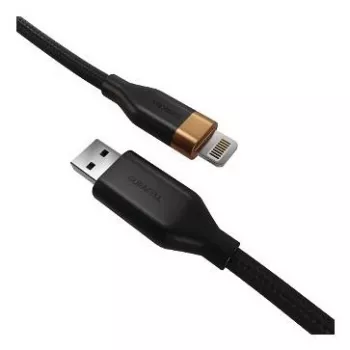 DURACELL 1m USB-A to Lightning Cable White MFi Certified