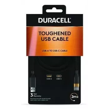 2-POWER 2m USB-A to USB-C 60W Charging & Data Cable - Black