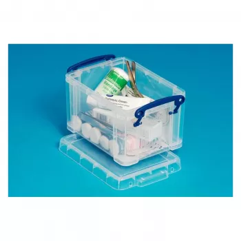 Really Useful Storage Box 1.6L Transparent 19.5 x 13.5 x 11.0 cm