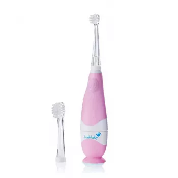 BRUSH-BABY Baby Sonic Sonic Toothbrush 0-3 Years Pink