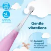 BRUSH-BABY Baby Sonic Sonic Toothbrush 0-3 Years Pink