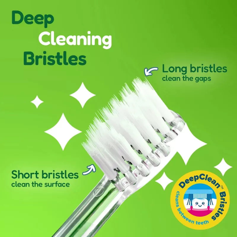 BRUSH BABY Kidz Sonic Electric Toothbrush for Children 3+ Years - Dinosaur Design