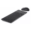 Dell Pro 7 Rechargeable Compact Keyboard and Mouse - KM746 - Russian (QWERTY) - Titan Gray