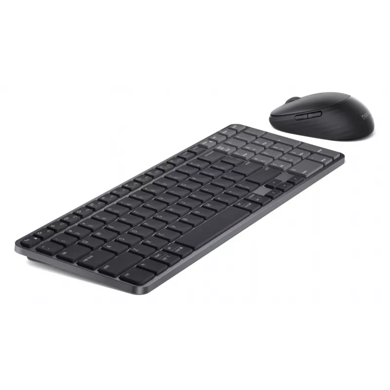 Dell Pro 7 Rechargeable Compact Keyboard and Mouse - KM746 - Lithuanian (QWERTY) - Titan Gray