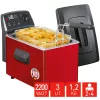 FRITEL TURBO SF Deep Fryer 3L 2200W Black/Red/Grey