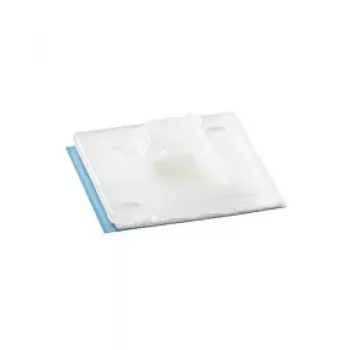 ABB TC 5347 AR Cable Tie Mounting Base, Self-Adhesive, Nylon 6/6, Natural, 7.6 mm Width