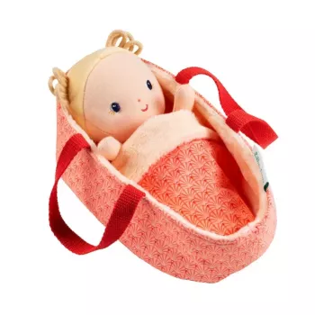 Lilliputiens Anais the Fox Soft Doll Play Set with Basket, Outfit and Blanket