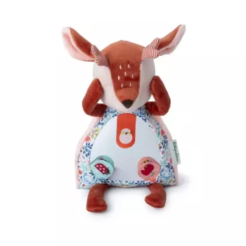 Lilliputiens Activity Toy with Mirror Peek-a-boo Stella the Fawn 6m+
