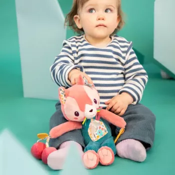 Lilliputiens Jeanne the Cat Multifunctional Activity Plush Toy 9m+