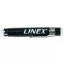 ELBA Linex Chalk Holder - Black, 10 mm Chalk Diameter, Spring-Loaded Push-Button Mechanism, Ribbed Grip, Refillable, Durable Plastic, for Classroom, Office, Art, Industrial Use