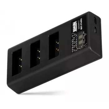 Newell CD-USB-C Triple-Channel Battery Charger for Canon LP-E17