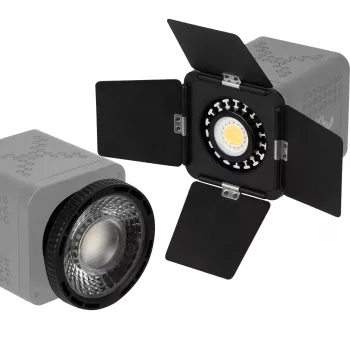 Newell Mini Bowens Barn Doors and Focusing Lens Kit for Tara LED Lamp