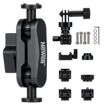 Newell 30-Piece Action Camera Accessory Kit - Black