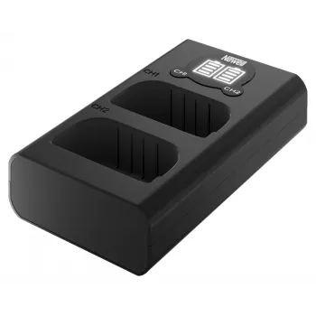 Newell Dual-Channel USB-C Charger DL-USB-C for Canon LP-E6 Batteries