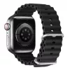 Dux Ducis Silicone Watch Strap for Apple Watch 8/7/6/5/4/3/2/SE (38/40/41mm) - Black