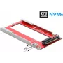 DeLOCK U.2 to M.3 / NF1 Converter – PCIe 4.0 NVMe Adapter, SFF-8639 to SFF-8611/8612