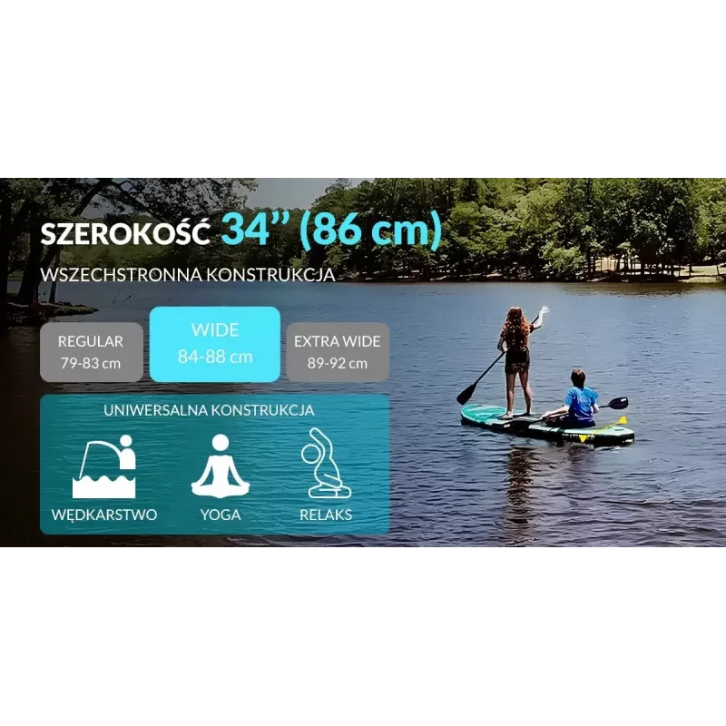 SKT Octopus Inflatable SUP Board Allround 335x86x15 cm
