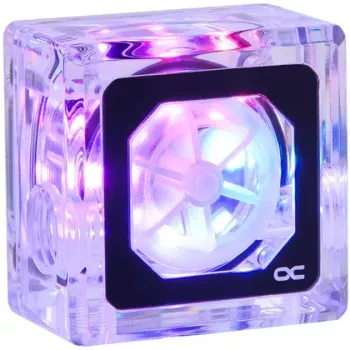 Alphacool Eisfluegel Aurora HighFlow Flow Indicator with Tachometer Signal (Transparent)