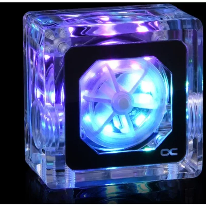 Alphacool Eisfluegel Aurora HighFlow Flow Indicator with Tachometer Signal (Transparent)
