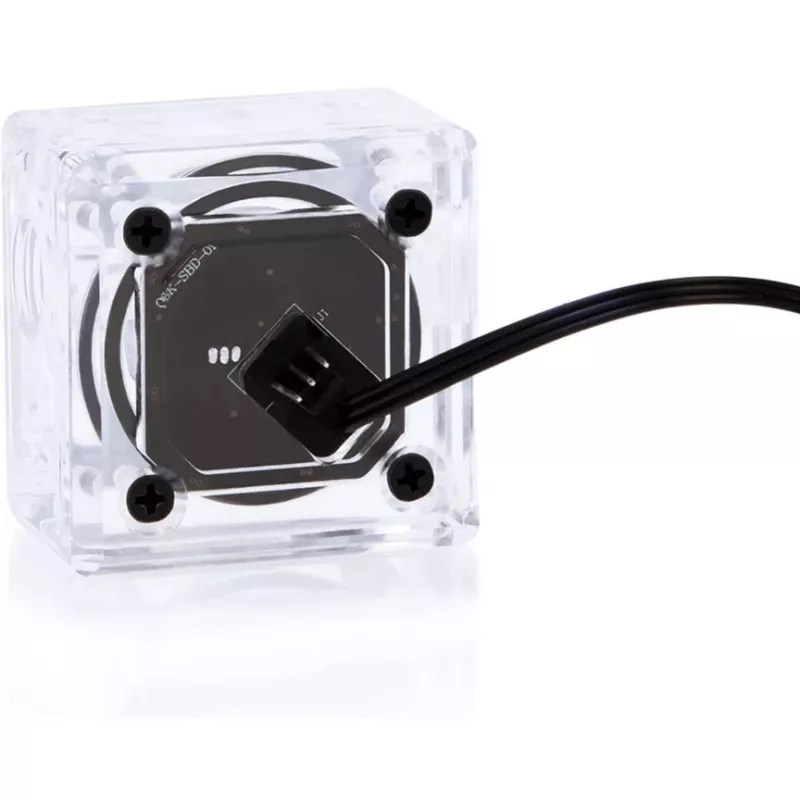 Alphacool Eisfluegel Aurora HighFlow Flow Indicator with Tachometer Signal (Transparent)