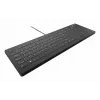 CHERRY Contour Design Active Key AK-C8112 Full-Size Wired USB Scissor-Switch Keyboard QWERTY Black