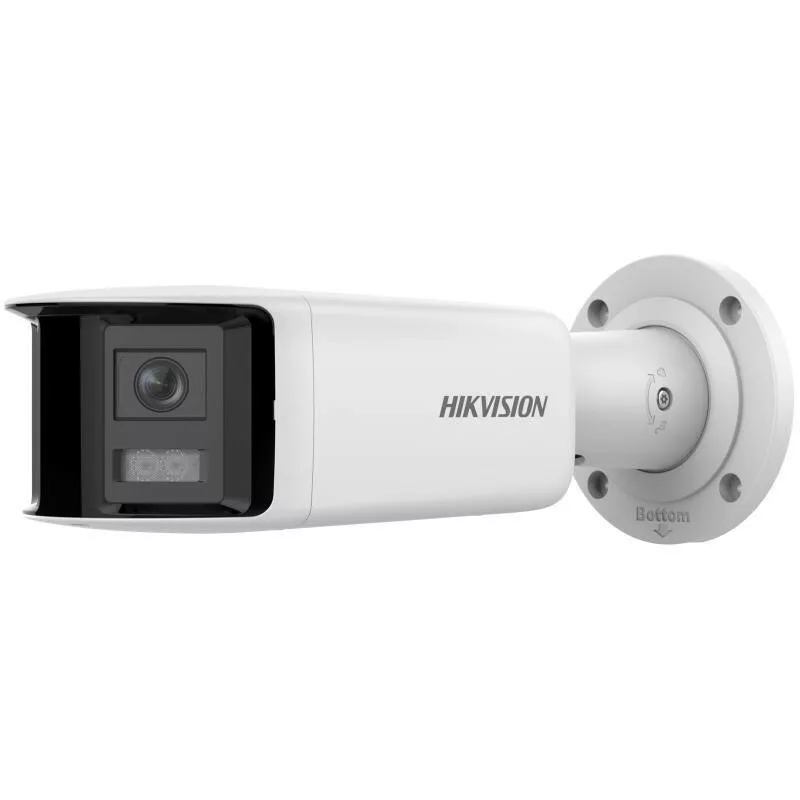 Hikvision DS-2CD2T47G2P-LSU/SL 4MP AcuSense Outdoor Bullet IP Camera with 2.8mm Lens, White Light, Two-Way Audio, Strobe Light, PoE