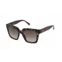 Nina Ricci SNR3185201GQ Women's Sunglasses - Black Acetate Frame with Grey Gradient Lenses, 52mm