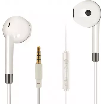 2GO 795964 Wired In-Ear Headset with Microphone, White