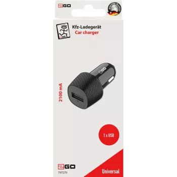 2GO 797270 Car Charger for Mobile Devices Black