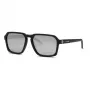 PHILIPP PLEIN SPORT Men's SSP030 Sunglasses - 59/17/145 mm, Black Acetate Frame, Grey Lenses, UV400 Protection
