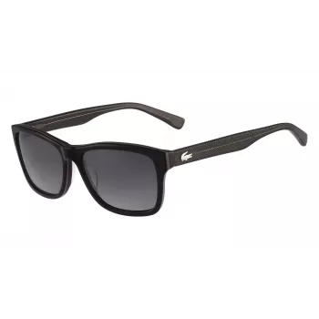 Lacoste Unisex Square Sunglasses L683SP Black/Grey 55mm L683SP5516001