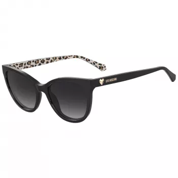 MOSCHINO LOVE Women's MOL072-S Sunglasses - Rectangular Acetate Frame, UV400 Protection, 54/18/140 mm