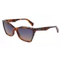 LIU JO Women's Sunglasses LJ796S-245 – Havana Acetate Butterfly Frame with Brown Gradient Lenses, 58/15/135 mm