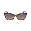 LIU JO Women's Sunglasses LJ796S-245 – Havana Acetate Butterfly Frame with Brown Gradient Lenses, 58/15/135 mm