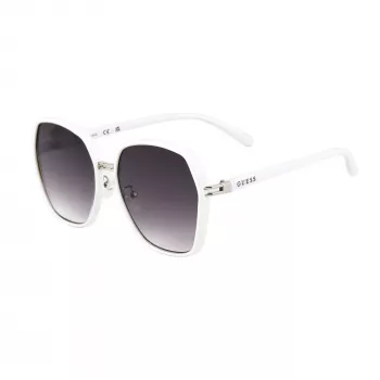 GUESS GF0407-21B Women's Sunglasses - 59mm Plastic Frame, UV400 Protection