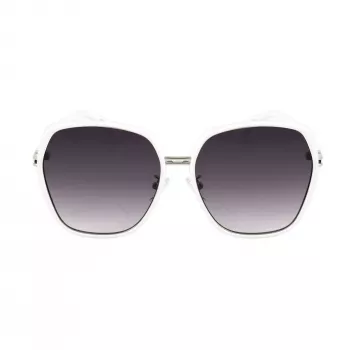 GUESS GF0407-21B Women's Sunglasses - 59mm Plastic Frame, UV400 Protection