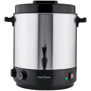 PROFI COOK Automatic Preserving Cooker & Hot Beverage Dispenser PC-EKA 1283, Stainless Steel Housing, 32 Liters, Stepless Temperature Control - 1 Piece (501283)