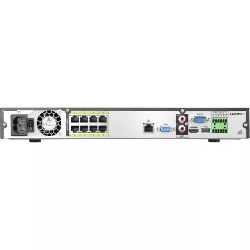BCS LINE 8-Channel 8K NVR with AI and 8 PoE Ports BCS-L-NVR0802-A-8K-8P-Ai2