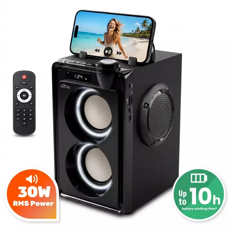 MEDIA-TECH Portable Bluetooth Speaker Overbox MT3186