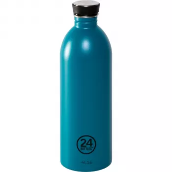 24Bottles Atlantic Bay 1000 ml Stainless Steel Water Bottle - Blue - Fitness Hiking Sport