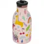 24Bottles 1824 Daily Use Insulated Bottle 330 ml Straw Lid Polypropylene Stainless Steel