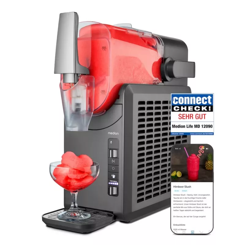 MEDION LIFE Slush Ice Machine MD12090 Grey 2.6L