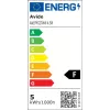 Avide LED Bulb White Filament Mini Globe 4.5W E27 Warm White 2700K