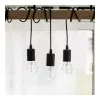 Avide LED Bulb White Filament Mini Globe 4.5W E27 Warm White 2700K