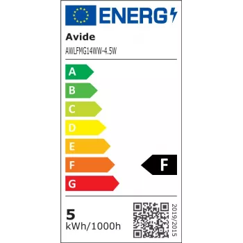 Avide LED Filament Mini Globe Bulb 4.5W E14 Warm White 2700K