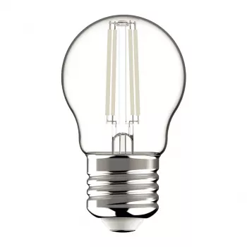 Avide LED Bulb White Filament Mini Globe 6.5W E27 Warm White 2700K